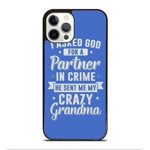 PARTNER IN CRIME GRANDMA 2 iPhone 12 Pro Case Cover PARTNER IN CRIME GRANDMA 2 iPhone 12 Pro Case Cover
