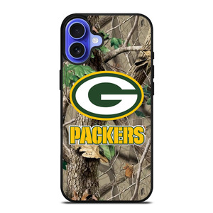 GREEN BAY PACKERS TREE CAMO iPhone 16 Case Cover GREEN BAY PACKERS TREE CAMO iPhone 16 Case Cover