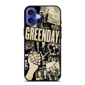 GREEN DAY ROCK BAND iPhone 16 Case Cover GREEN DAY ROCK BAND iPhone 16 Case Cover