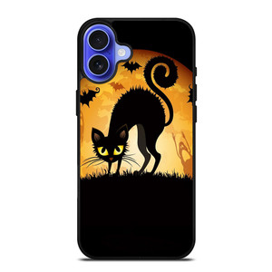 HALLOWEEN CAT iPhone 16 Case Cover