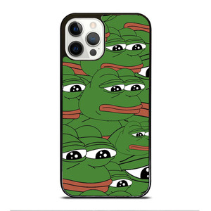 PEPE THE SMUG FROG PATTERN iPhone 12 Pro Case Cover PEPE THE SMUG FROG PATTERN iPhone 12 Pro Case Cover