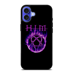 HIM BAND FLAME LOGO iPhone 16 Case Cover