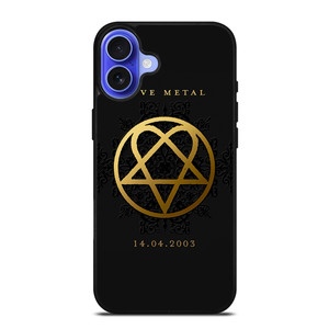 HIM BAND GOLD LOGO iPhone 16 Case Cover