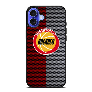 HOUSTON ROCKETS METAL LOGO iPhone 16 Case Cover