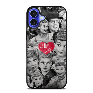 I LOVE LUCY COLLAGE iPhone 16 Case Cover I LOVE LUCY COLLAGE iPhone 16 Case Cover