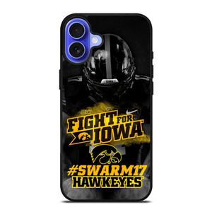 IOWA HAWKEYES FIGHT iPhone 16 Case Cover