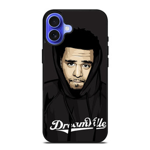 J. COLE FACE CARTOON iPhone 16 Case Cover