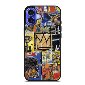 JEAN MICHEL BASQUIAT ART 3 iPhone 16 Case Cover