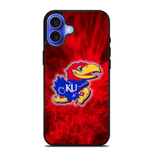 KANSAS JAYHAWKS LOGO iPhone 16 Case Cover