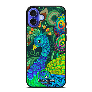 KATE SPADE NEW YORK PEACOCK iPhone 16 Case Cover KATE SPADE NEW YORK PEACOCK iPhone 16 Case Cover