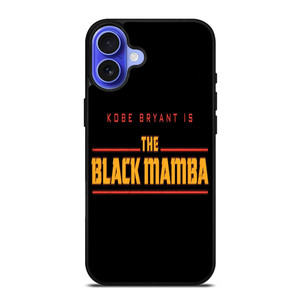KOBE BRYANT THE BLACK MAMBA 2 iPhone 16 Case Cover