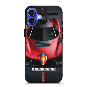 KOENIGSEGG RED CAR iPhone 16 Case Cover