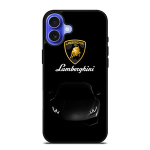 LAMBORGHINI BLACK iPhone 16 Case Cover