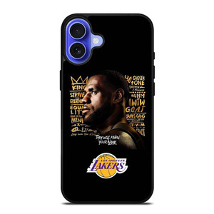 LEBRON JAMES WORD iPhone 16 Case Cover LEBRON JAMES WORD iPhone 16 Case Cover