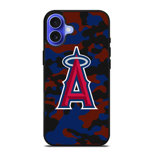 LOS ANGELES ANGELS CAMO LOGO iPhone 16 Case Cover LOS ANGELES ANGELS CAMO LOGO iPhone 16 Case Cover