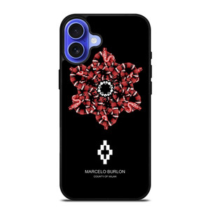 MARCELO BURLON SNAKE iPhone 16 Case Cover MARCELO BURLON SNAKE iPhone 16 Case Cover