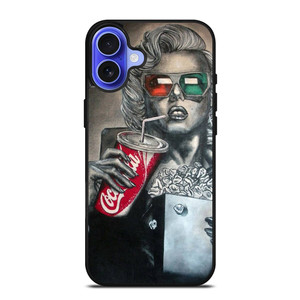 MARILYN MONROE COLA iPhone 16 Case Cover MARILYN MONROE COLA iPhone 16 Case Cover