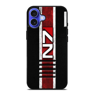 MASS EFFECT N7 STRIPE iPhone 16 Case Cover MASS EFFECT N7 STRIPE iPhone 16 Case Cover