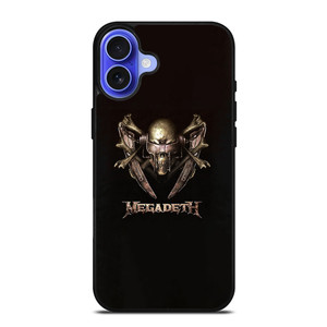 MEGADETH SKULL LOGO iPhone 16 Case Cover MEGADETH SKULL LOGO iPhone 16 Case Cover