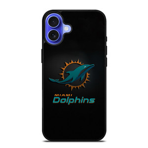 MIAMI DOLPHINS NFL ICON 3 iPhone 16 Case Cover MIAMI DOLPHINS NFL ICON 3 iPhone 16 Case Cover