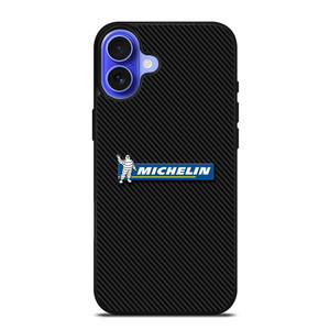 MICHELIN TIRE LOGO CARBON iPhone 16 Case Cover