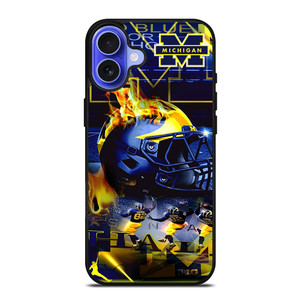 MICHIGAN WOLVERINES FOOTBALL iPhone 16 Case Cover