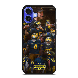 MICHIGAN WOLVERINES SQUAD iPhone 16 Case Cover