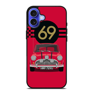 MINI COOPER RED 69 iPhone 16 Case Cover