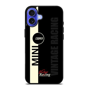 MINI COOPER VINTAGE RACING iPhone 16 Case Cover MINI COOPER VINTAGE RACING iPhone 16 Case Cover