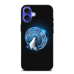 MINNESOTA TIMBERWOLVES 3D LOGO iPhone 16 Case Cover MINNESOTA TIMBERWOLVES 3D LOGO iPhone 16 Case Cover