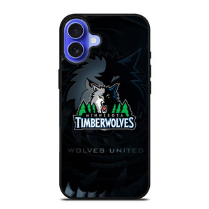 MINNESOTA TIMBERWOLVES ICON iPhone 16 Case Cover