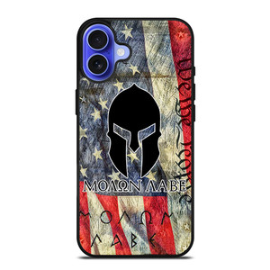 MOLON LABE AMERICAN FLAG iPhone 16 Case Cover