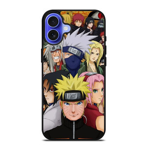 NARUTO ALL CHARACTERS ANIME 2 iPhone 16 Case Cover