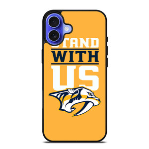 NASHVILLE PREDATORS STAND WITH US iPhone 16 Case Cover NASHVILLE PREDATORS STAND WITH US iPhone 16 Case Cover