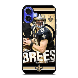 NEW ORLEANS SAINTS DREW BREES iPhone 16 Case Cover