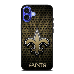 NEW ORLEANS SAINTS METAL iPhone 16 Case Cover NEW ORLEANS SAINTS METAL iPhone 16 Case Cover