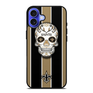 NEW ORLEANS SAINTS SKULL iPhone 16 Case Cover NEW ORLEANS SAINTS SKULL iPhone 16 Case Cover