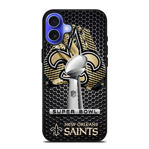 NEW ORLEANS SAINTS SUPER BOWL iPhone 16 Case Cover NEW ORLEANS SAINTS SUPER BOWL iPhone 16 Case Cover
