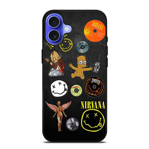 NIRVANA ROCK BAND ART iPhone 16 Case Cover NIRVANA ROCK BAND ART iPhone 16 Case Cover
