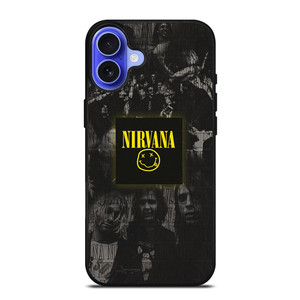 NIRVANA ROCK BAND LOGO iPhone 16 Case Cover NIRVANA ROCK BAND LOGO iPhone 16 Case Cover