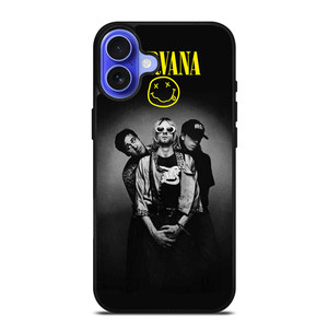 NIRVANA ROCK BAND iPhone 16 Case Cover NIRVANA ROCK BAND iPhone 16 Case Cover
