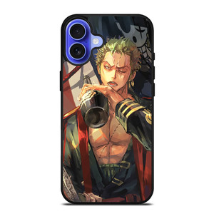 ONE PIECE RORONOA ZORO ART iPhone 16 Case Cover ONE PIECE RORONOA ZORO ART iPhone 16 Case Cover
