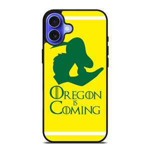 OREGON DUCKS MIGHTY OREGON iPhone 16 Case Cover OREGON DUCKS MIGHTY OREGON iPhone 16 Case Cover