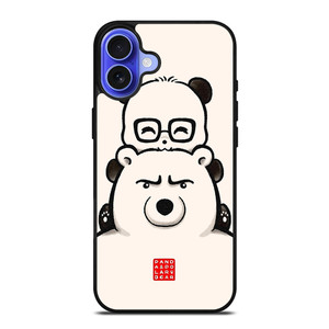 PANDA AND POLAR BEAR iPhone 16 Case Cover PANDA AND POLAR BEAR iPhone 16 Case Cover
