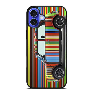 PAUL SMITH MINI COOPER iPhone 16 Case Cover PAUL SMITH MINI COOPER iPhone 16 Case Cover