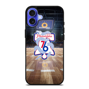 PHILADELPHIA 76ERS NBA LOGO iPhone 16 Case Cover PHILADELPHIA 76ERS NBA LOGO iPhone 16 Case Cover