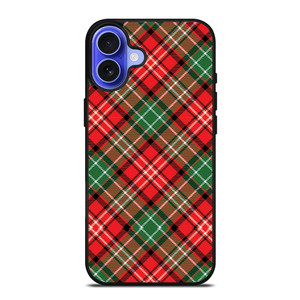 PLAID CHRISTMAS iPhone 16 Case Cover