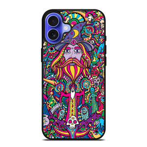 PSYCHEDELIC VISUALS WIZARD iPhone 16 Case Cover PSYCHEDELIC VISUALS WIZARD iPhone 16 Case Cover