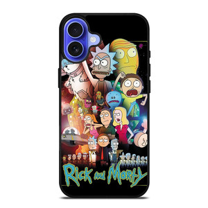 RICK AND MORTY COLLAGE NEW iPhone 16 Case Cover