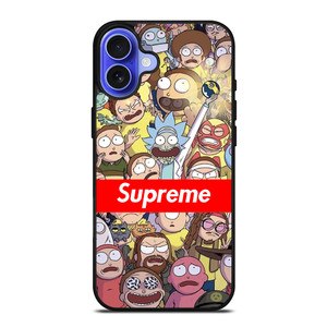 RICK AND MORTY COLLAGE iPhone 16 Case Cover